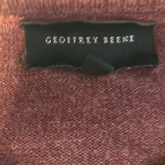 Plaid Black, Red Geoffrey Beene M Sweater - Picture 2 of 3